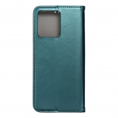Motorola Edge 40 Wallet Cases Smart Magneto book Dark green
