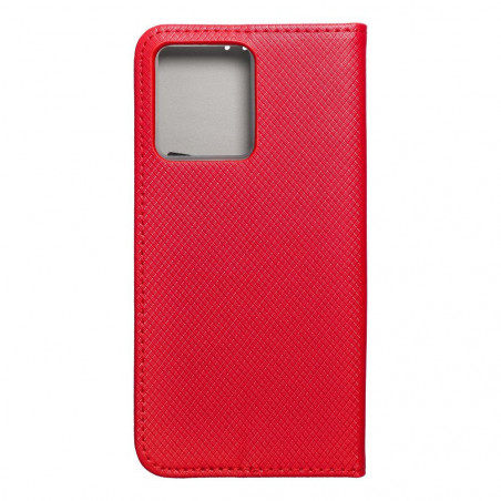Motorola Edge 40 Wallet Cases Smart Case Book Red